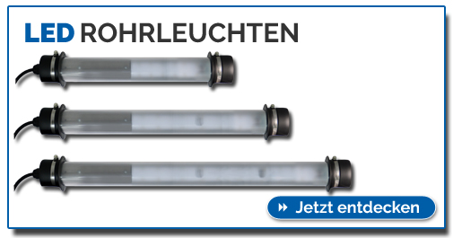 KIRA LED Rohrleuchten für Maschinen und Industrienlagen KIRA Leuchten - LED Rohrleuchten für die Industrie