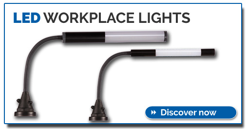 KIRA LED workplace lights with a flexible light head and variable mounting options KIRA Leuchten - LED workplace lights for optimal lighting