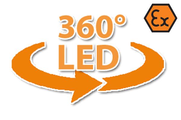 KE-LED-EX 5018 hand lamp 18x POWER LED | IP68 | 360°