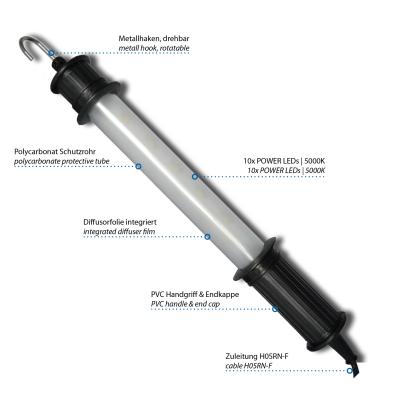 Preview: KE-LED 4010-P Profi LED Handleuchte Detail