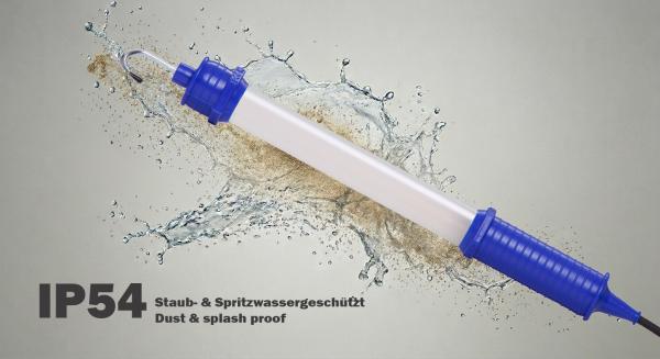 LED hand lamp with IP54 protection