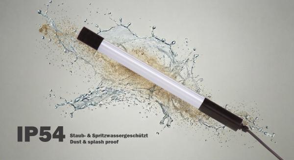 Rohrleuchte mit IP54 Schutz